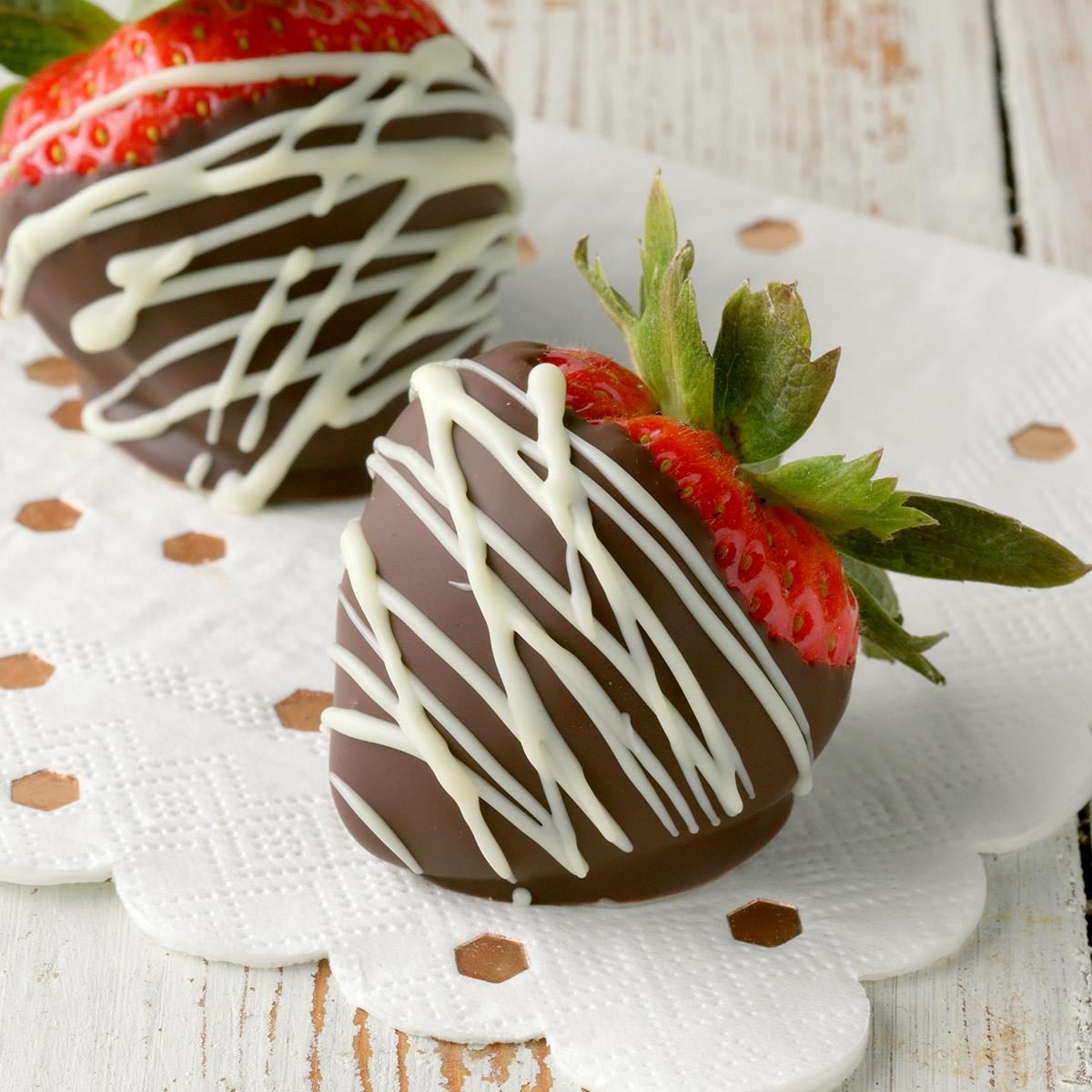 Chocolate-Dipped Strawberries