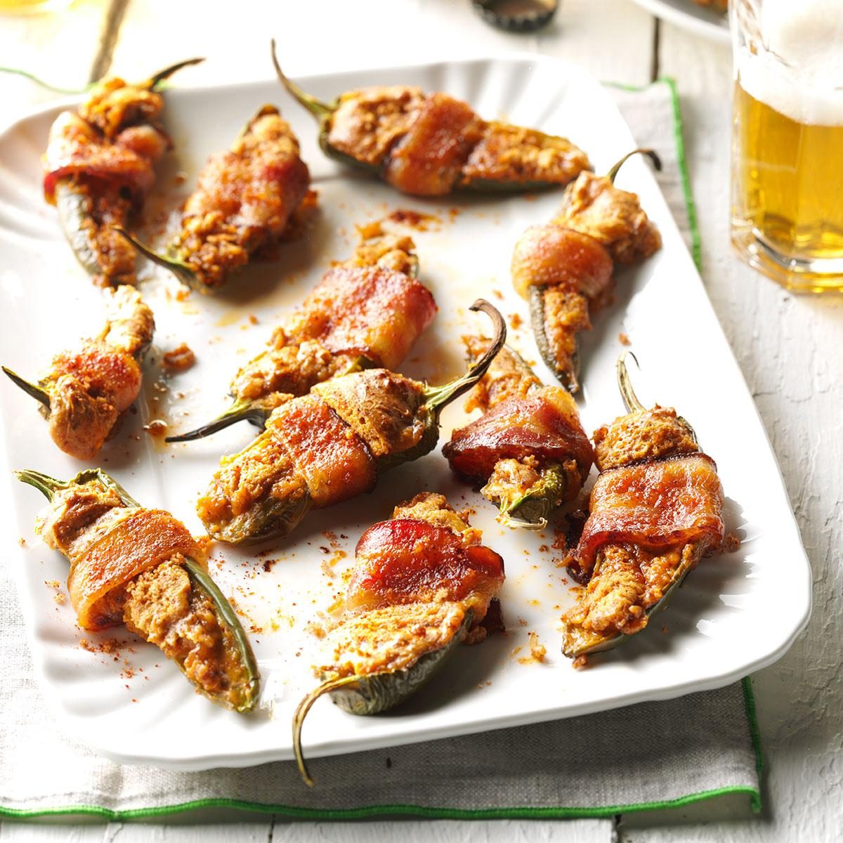 Bacon-Wrapped Jalapeno Poppers