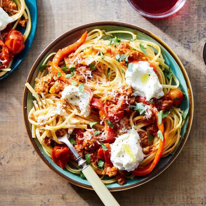 Italian Sausage Ragu Pasta