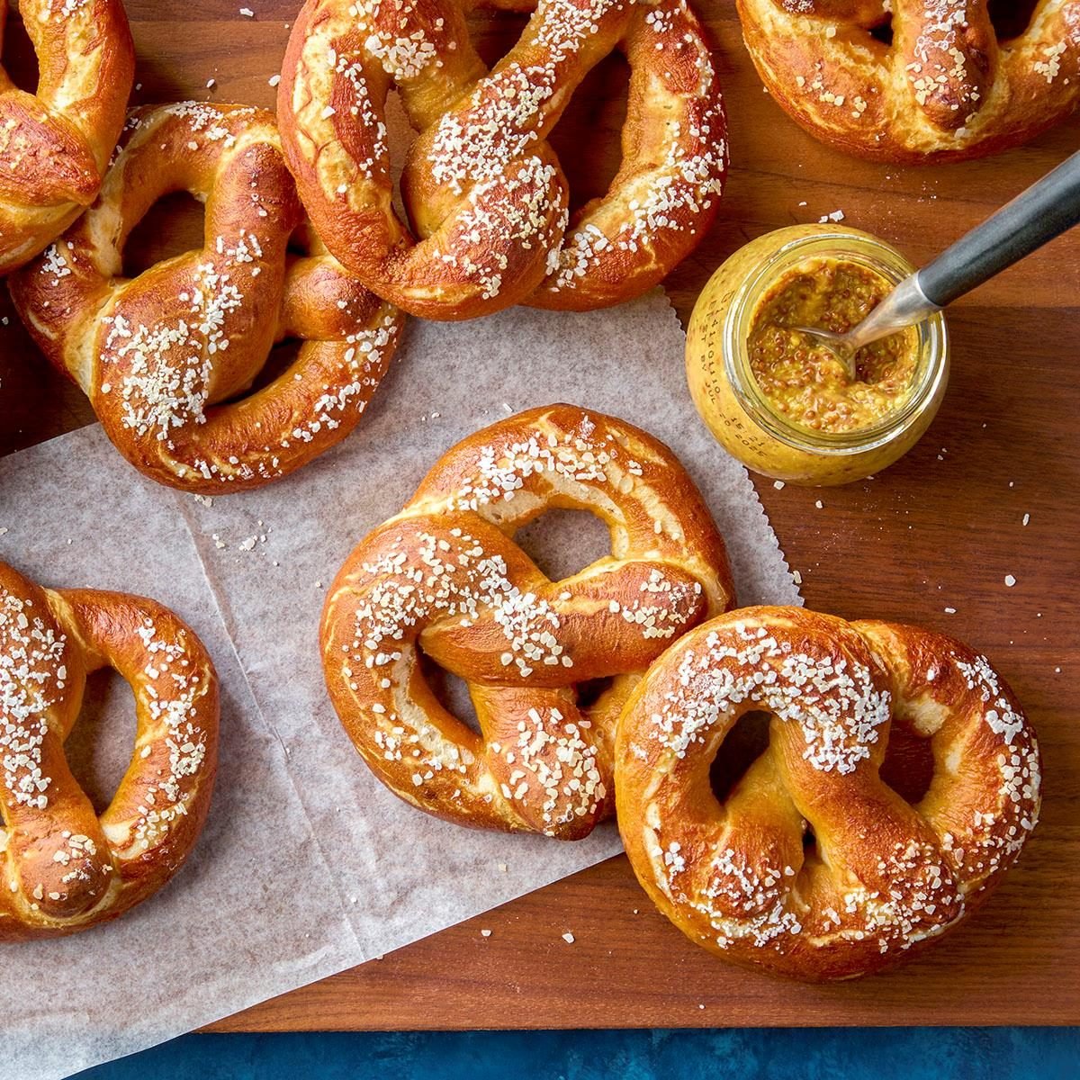 Soft Giant Pretzels